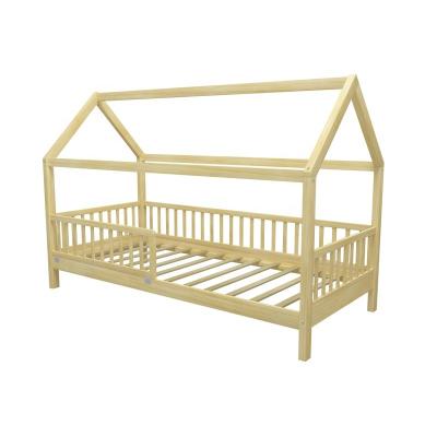 China Nashow LMKB-009 Modern Wooden Children Kids Bed Frame Montessori Pipe Bed Bunk Bed Frame for sale