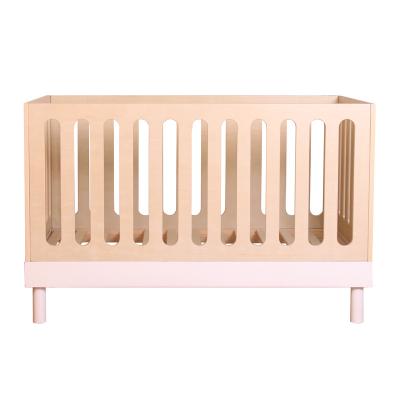 China Quantity Tops Nashow LMBC-206 Baby Hutch Baby Crib Multifunctional Wooden Crib Modern Crib Furniture for sale