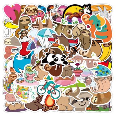 China Waterproof+Eco-friendly 50pcs Folivora Waterproof Stickers Skateboard Motorcycle Guitar Luggage Laptop Bicycle Sticker Kids Toys for sale