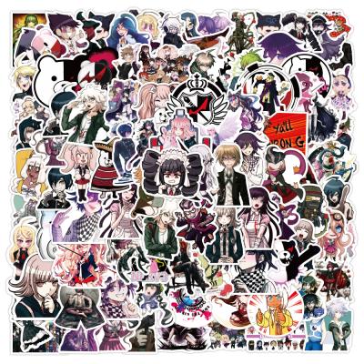 China Waterproof+Eco-friendly 100pcs Danganronpa Play Stickers Skateboard Motorcycle Guitar Luggage Laptop Bicycle Decals Sticker Toys for sale