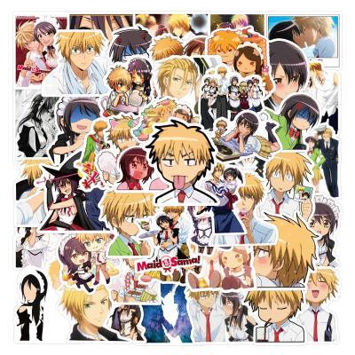 China Waterproof+Eco-friendly 50pcs/Pack Anime Waterproof Stickers Skateboard Motorcycle Guitar Luggage Laptop Bicycle Sticker Kids Toys for sale