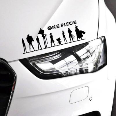 China Removable Waterproof+Eco-friendly Outdoor Use Anime Die Cut Vinyl Logo Decal Car Stickers Custom Transfers Window Stickers for sale