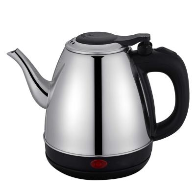 China 360 Degree Rotation Goose Low Neck Electric Kettle For Boiling Tea And Coffee for sale