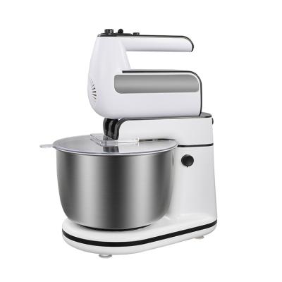 China With Beater Stand Multifunctional Dough Mixer With 3L Bowl Automatic Rotating Food/Cake Mixer for sale