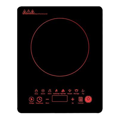 China Latest models single dish hob good quality 2000w home use fast heating electric induction cooker for sale