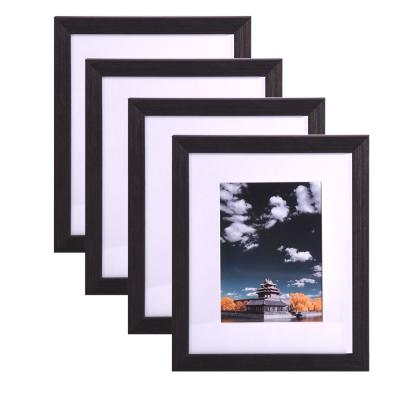 China Hot Sale 6x8 8x10 12x16 Size Environmental Friendly Modern Black Solid Amazon Pine Wood Custom Frames For Paintings for sale