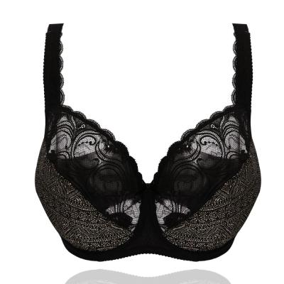 China Latest Antibacterial Jacquard Design High Quality Comfortable Breathable Non Protective Bra for sale