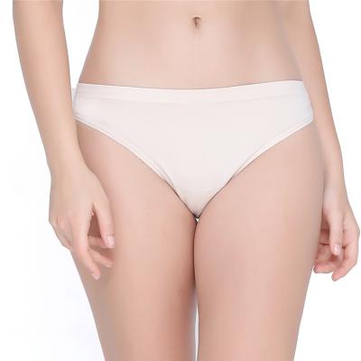 China Antibacterial Popular New Design Seamless Laser Cut Panties Women Hot Thong for sale