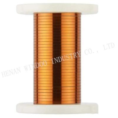 China Coil Solderable UEW Enameled Round Copper Wire Class 155 With Hot Air Self Bonding Layer for sale