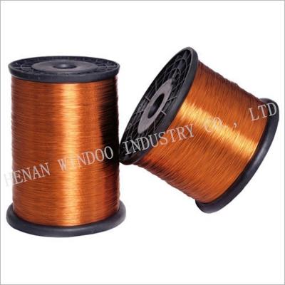 China Alcohol Soluble Type Ultra Fine 0.10mm Class 155 Round Coil Adhesive Copper Self Gluing Enameled Wire for sale