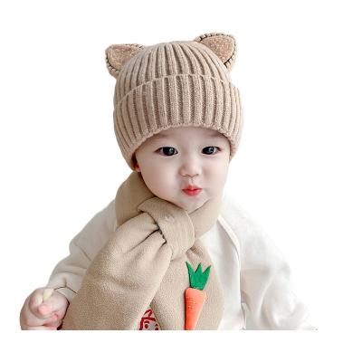 China JOINT Image Children's Cartoon Knitted Woolen Hat With Tail for sale