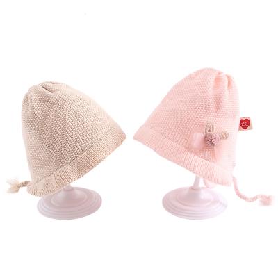 China New autumn and winter baby hat plush winter ear protection baby woolen warm hat children's comfortable hat for sale