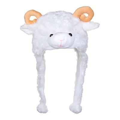 China JOINT Animal parent-child adult prop kindergarten hat cartoon children plush hat wool hats for sale