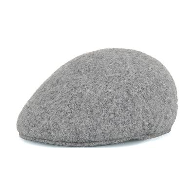 China Comfortable men's wool thickened warm hat in autumn and winter woolen hat for man for sale