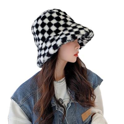 China Keep warm new autumn and winter plush fisherman hat for woman unisex wholesale for sale