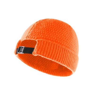 China COMMON imitation woolen dome hat men's and women's solid color elastic warm sweater hat for sale