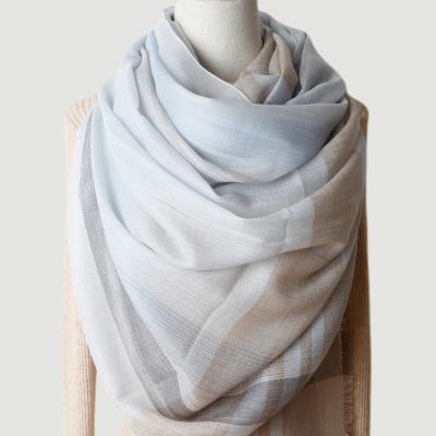 China Wholesale Light-thin Check Scarf Autumn Winter Cashmere Fashion Scarf Style Shawl Warm Windproof Soft Comfortable Light Thin Women 2021 New for sale