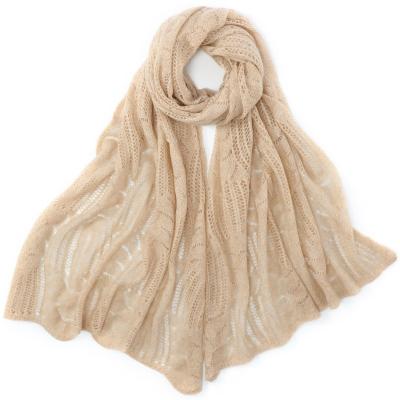 China Soft Thick Touch Feeling Cashmere Knitted Shawl Women Keep Fashion Warm Scarf Decoration Scarf Modern Anti-Cool European American Wholesale for sale