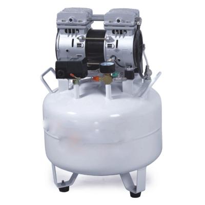 China Dental Lab Metal 32L 70L Per Minute Quiet Silent Oil Free One-Motor-One Air Compressor One One for sale