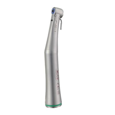 China Convenient 20:1 Stainless Steel Fiber Optic Implant Reduction Contra Angle Dental Handpiece for sale