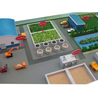 China Made According To Drawings Of New High Grade Customizable 3d Models Exquisite Colorful Buildings Farm Scene Model for sale