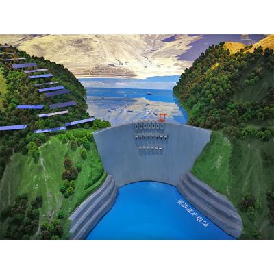 China Made to Drawings from Manufacturers Supply Real Fine Quality Sand Table Model Exquisite Water Conservancy Dam Model for sale