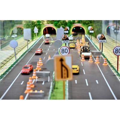 China Made According To Abs\Acrylic Drawings Good Quality Highway Scene Model Customize Road Construction Model for sale