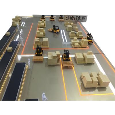 China Made According To The Drawings Factory Direct Sale Precast Sand Table Model Factory Assembly Line Model for sale