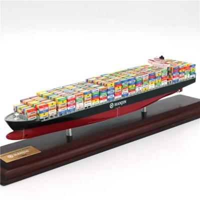 China Made according to Drawings 2022 High Quality Container Ship Sand Table Model for sale