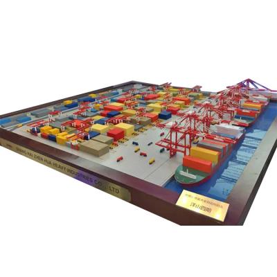 China Made according to Drawings OEM Odm Container Terminal Model Ship Model Industrial Hot Selling Model for sale