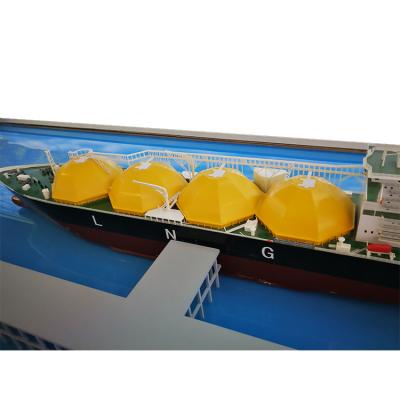 China Made according to drawings Sand Table Model hot sale simulation of oil and gas carrier model making the real model for sale