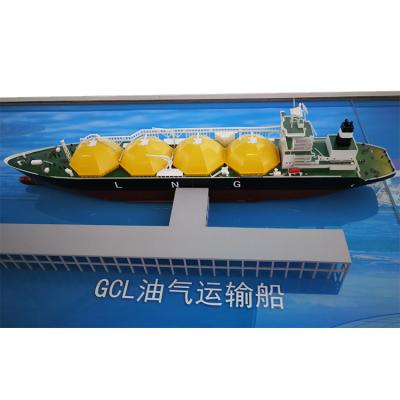 China Made to Drawings Available Many Colors Custom Printing Model Sand Table Model of Oil and Gas Carrier for sale