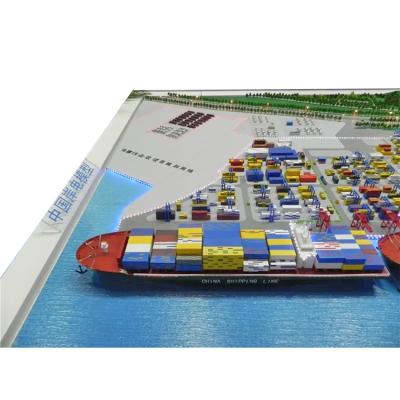 China Made according to the drawings trend container terminal 3d model new high quality model Industrial Model for sale