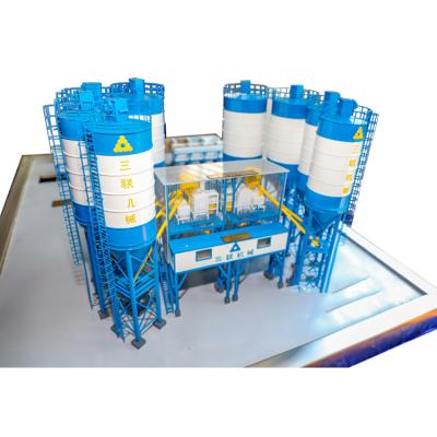 China Made according to Hot Selling Drawings Cement Pump Station Model Abs\Chambers High Grade Acrylic Building Model for sale