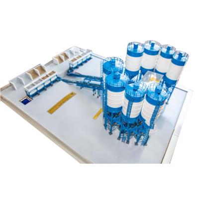 China Made according to 3D Drawings High Grade Cement Model Pump Station Model ABS \ Acrylic Building Chambers for sale