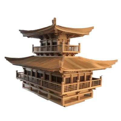 China Made According To Drawings Prefabricated Chinese Ancient Building Houses Architecture Sand Table (Wooden) Model for sale