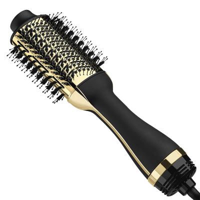 China Professional Home One Step Hair Dryer Volumizer Machine Hot Airbrush Electric Hair Comb Women Hair Care Straighten Salon Equipment for sale