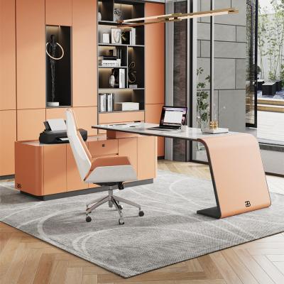 China Other Luxury Creative Home Office Furniture Table Boss Executive Computer Working Desks for sale