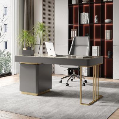 China Other Modern Italian Sintered Luxury Simple Stone Light Designer Nordic Study Desk Personal Computer Simple Tables With Drawers for sale