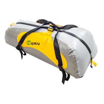 China Durable Travel Packing Cubes Waterproof Duffel Bag, Outdoor Fishing 1000D PVC Zipper Kayaking Duffel Bag for sale