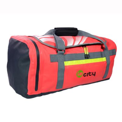 China 500D PVC Sport Packing Bag Multifunctional Utility Internal Fancy Floating Waterproof Duffel Bag for sale