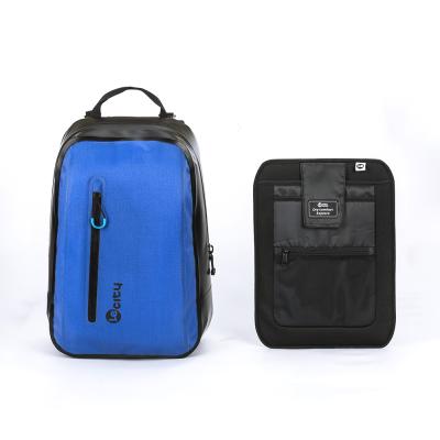 China Laptop RPET TPU Airtight Zipper Waterproof Traveling Backpack for sale