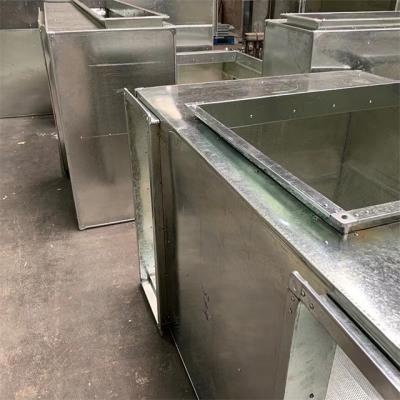 China OEM Modern High Quality Ventilation System Galvanized Z Square Air Duct Galvanized Flexible Office Steel Square for sale