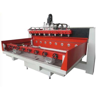 China Building Material Shops 4 Axis Wood Rotary Multi Head Four Axis CNC Router Wood CNC Router Machine for sale