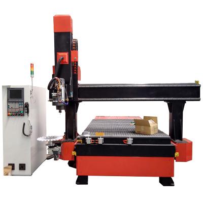 China Woodworking CNC Router Machine 5 Axis Wood Mold And Carving for sale