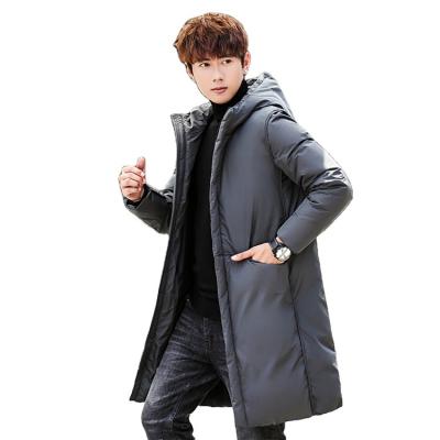 China Custom Men's Windproof Hood Plus Size Windproof Logo Stripper Jacket Odm Winter Fashion Long for sale