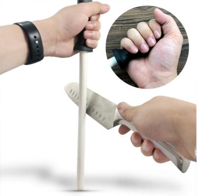 China Sustainable New Kitchen Tool Impact Resistant Ceramic Knife Sharpening Shank 8/10/12 Inch for sale