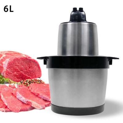 China RV 6L Kitchen Fruit Blender Electric Chopper Meat Grinder Professional Food Processor for sale