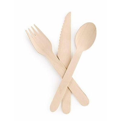 China Disposable Wooden Cutlery Set Eco Cutlery For Kids Wooden Disposable Cutlery for sale