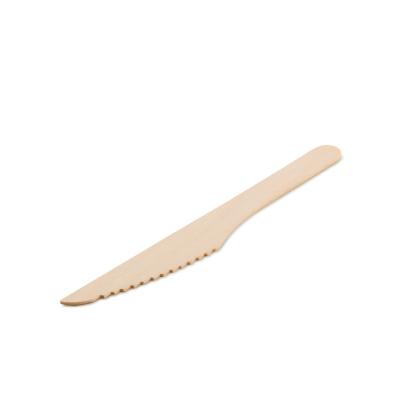 China 5000pcs/ctn wooden knife of 160mm disposable wooden cutlery for sale